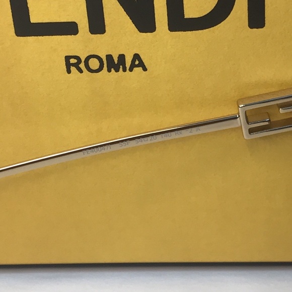 NEW FENDI FE40047I 55F WOMEN’S SUNGLASSES FENDI FE 40047I BROWN EYEWEAR FENDI - Picture 14 of 16